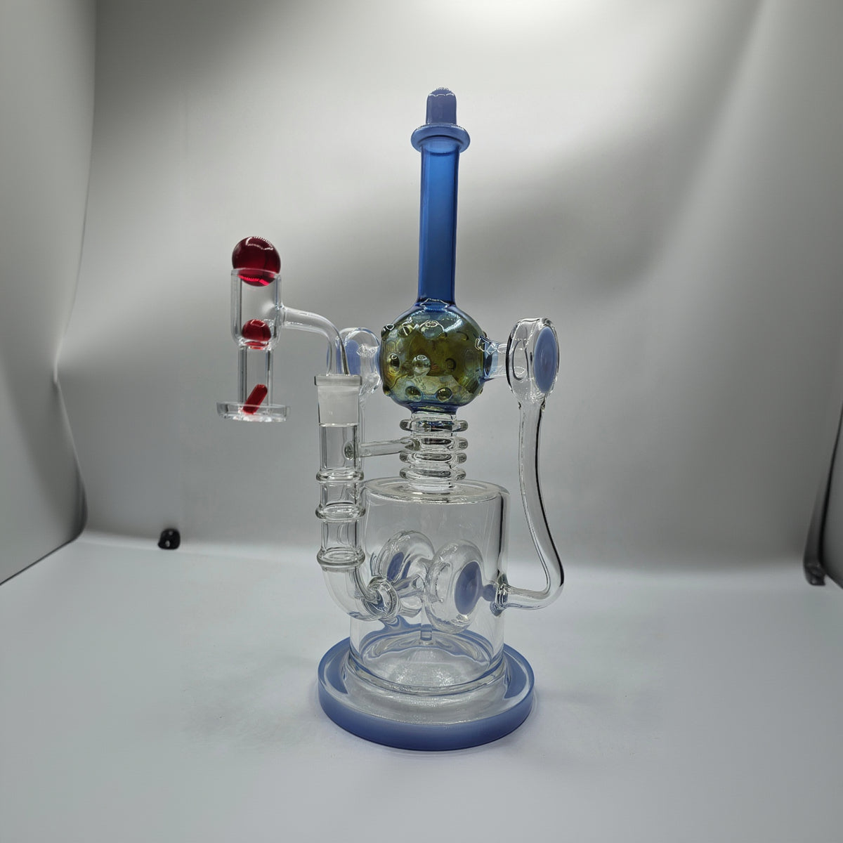 PIPA DE EXTRACCIÓNES 40CM STONER SPACE MISION + SET Banger Triple con tres perlas