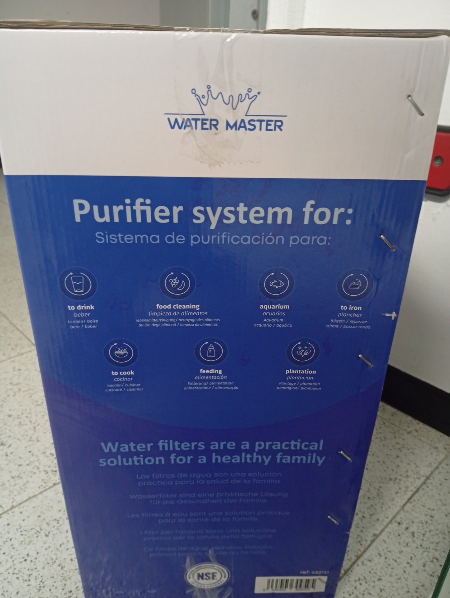 FILTRO OSMOSIS 400 L con bomba WATER MASTER