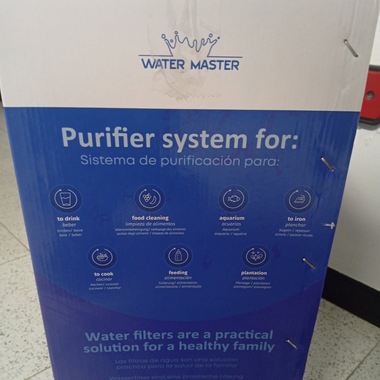 FILTRO OSMOSIS 400 L con bomba WATER MASTER