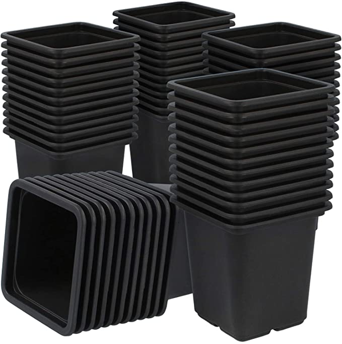 Macetas 11l negras plastico