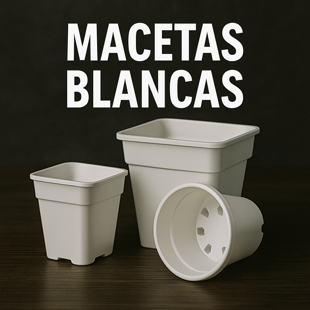 MACETAS>Macetas Blancas