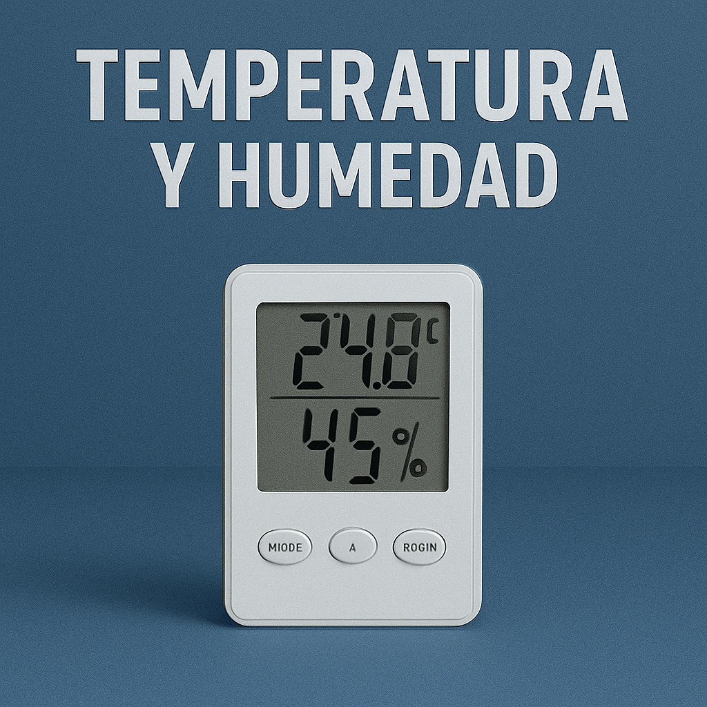 MEDIDORES>Medidores de Temperatura y Humedad - StonerShopGrowShop