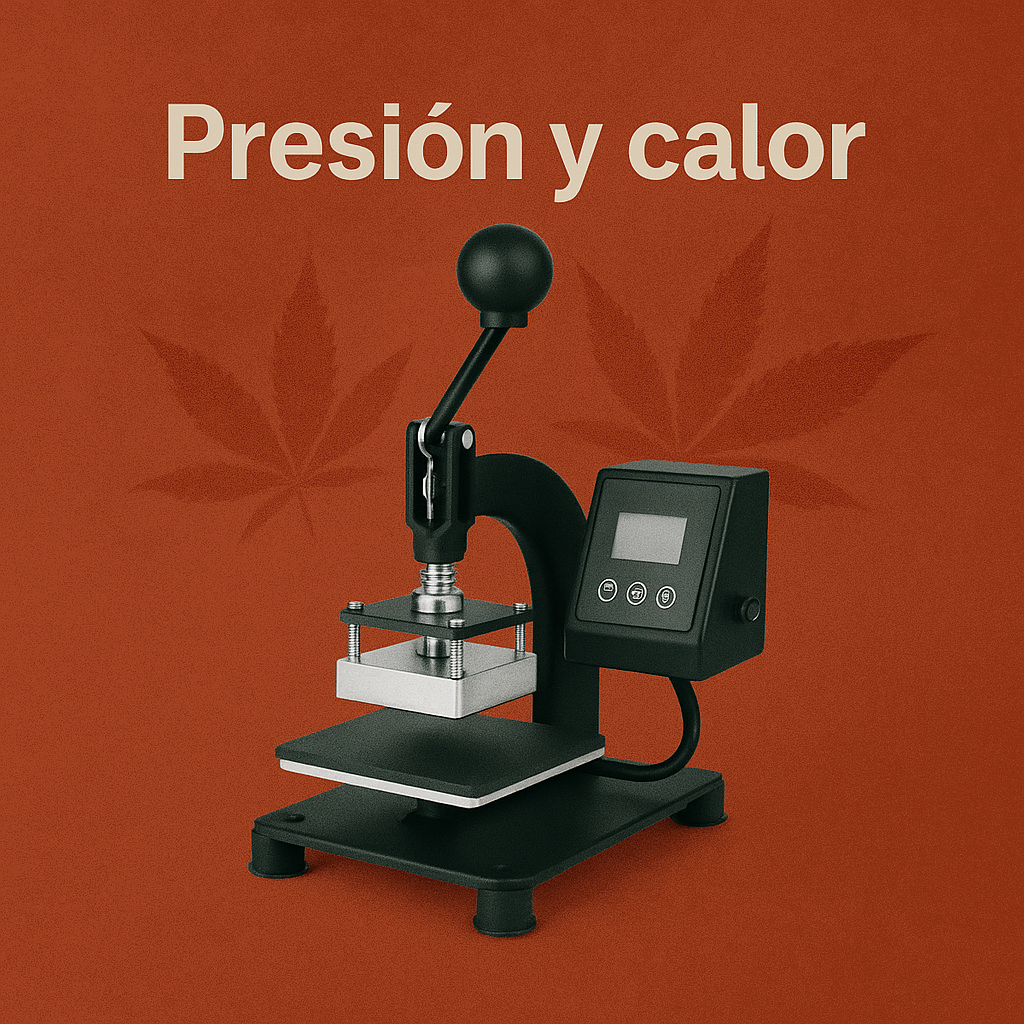 EXTRACCIÓN DE RESINA>Presión y Calor