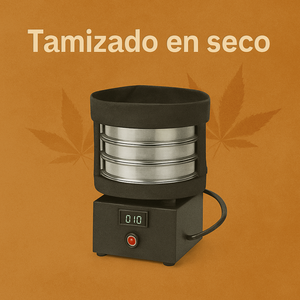 EXTRACCIÓN DE RESINA>Tamizado en seco