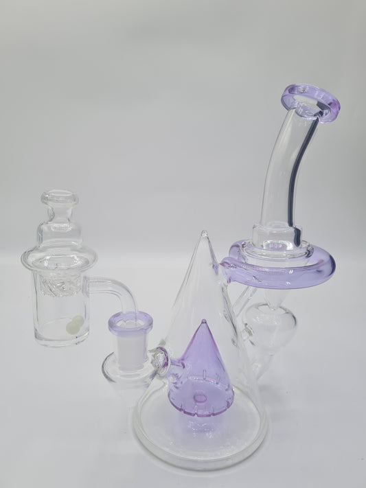 Pipa Extracciones  Tamaño: (Alto 21,50cm) (14mm Hembra/Female) + BANGER DE REGALO