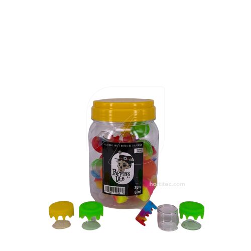 bote pequeño silicona/borosilicato