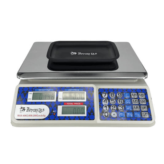 Báscula Digital Poppins Lab 200g–40kg - StonerShopGrowShop