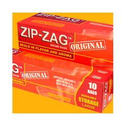 Bolsa L (10 uds) 1/4 kg Zip - Zag - StonerShopGrowShop