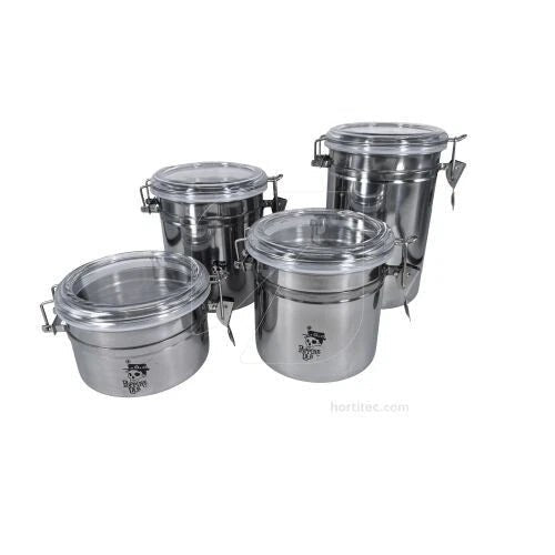 Bote hermético de acero inoxidable Poppins Lab - StonerShopGrowShop