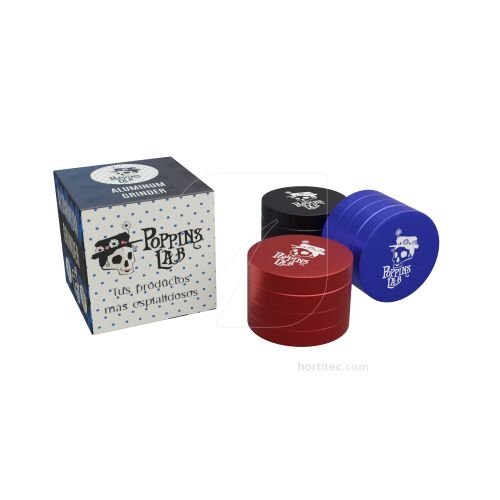 Grinder de aluminio 55 mm Poppins Lab - StonerShopGrowShop