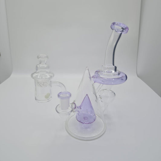 Pipa Extracciones Tamaño: (Alto 21,50cm) (14mm Hembra/Female) + BANGER DE REGALO - StonerShopGrowShop