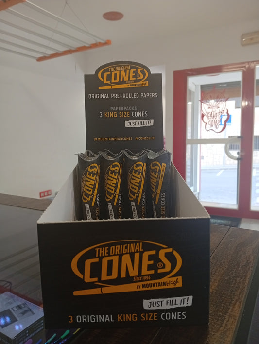 Papel CONES king size 3und