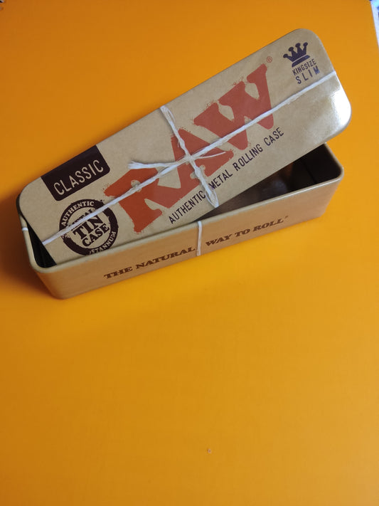 RAW Caja Metal Marrón Pequeña