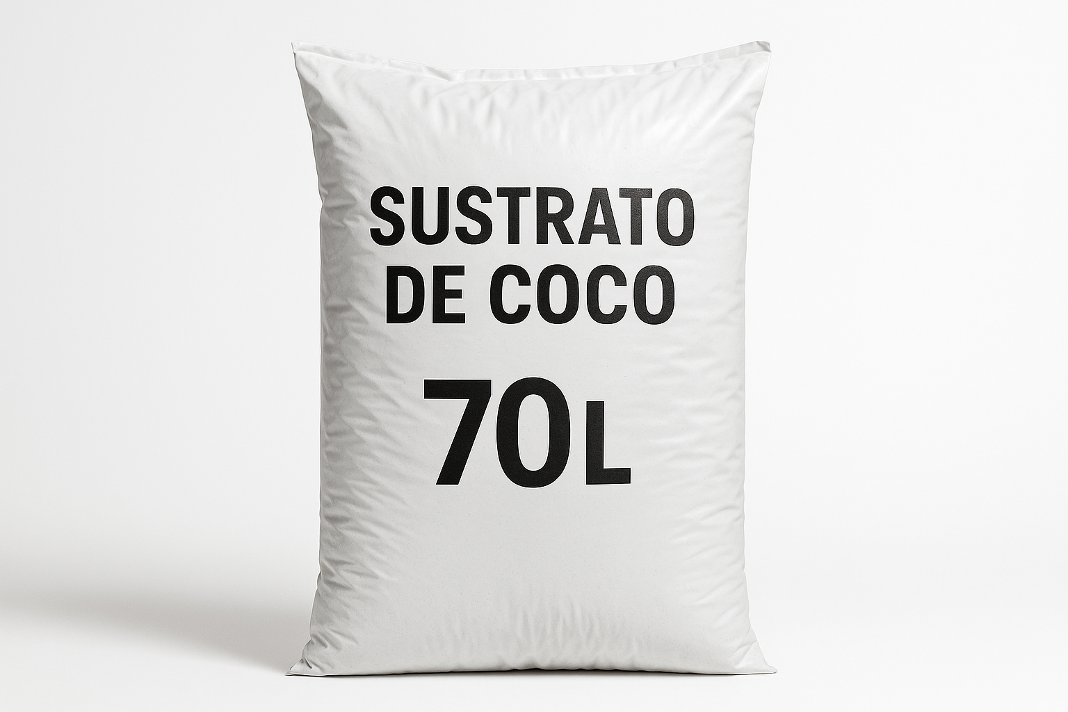 saco blanco de sustrato de coco 70l 