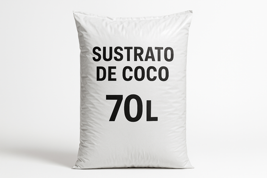 saco blanco de sustrato de coco 70l 
