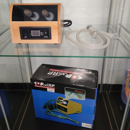 Vaporizador eléctrico con dos boquillas TOP VAPOR - StonerShopGrowShop