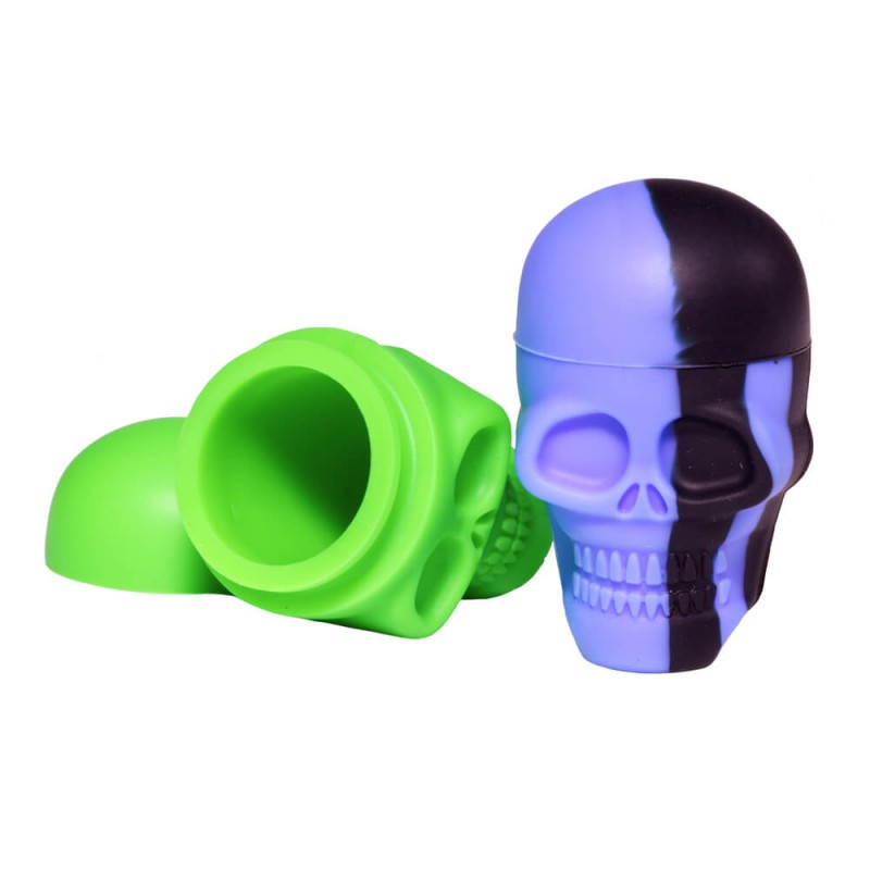Bote silicona forma Calavera