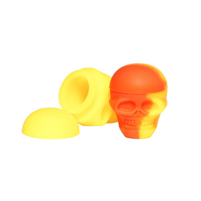 Bote silicona forma Calavera