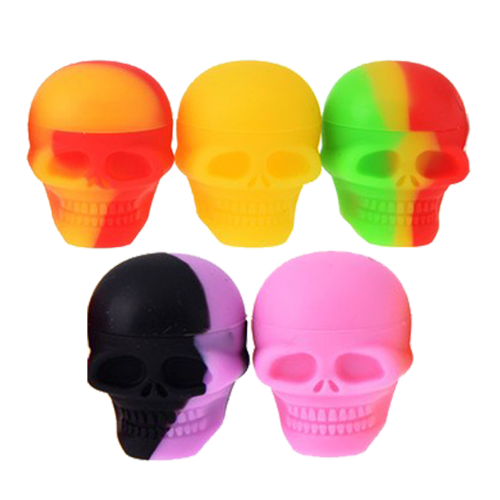 Bote silicona forma Calavera